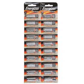 Батарейка алкалиновая Energizer Alkaline Power, AA, LR6-20BL, 1.5В, отрывной блистер, 20 шт. 161828