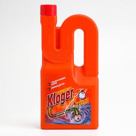 Чистящее средство Kloger Turbo, гель для устранения засоров 1000 мл