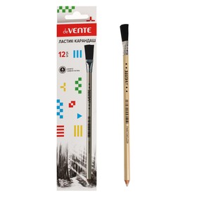 Ластик-карандаш, deVENTE CombiMax, синтетика d-4 мм, с кисточкой, для ретуши и точного стирания
