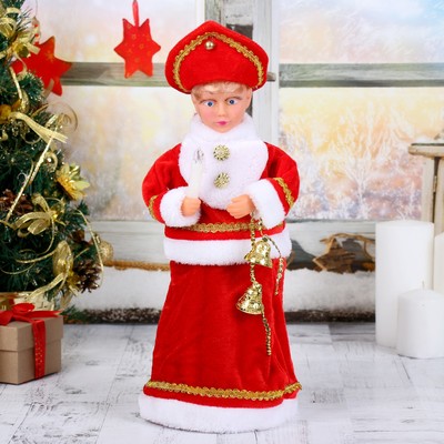 снегурка в красном