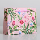 Пакет ламинированный горизонтальный «С праздником», S 12 × 15 × 5,5 см 6631901