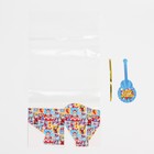 Пакет с жёстким дном "Pop-art Новогодние супергерои", 10 х 10 х 32 см 7127534