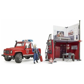 Игровой набор «Набор Пожарная станция с джипом и фигуркой»