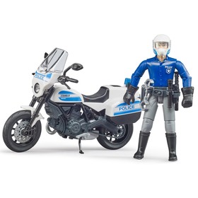 Игровой набор Мотоцикл Scrambler Ducati с фигуркой полицейского