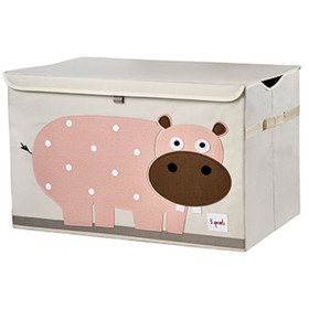 Сундук для хранения игрушек Hippo, цвет розовый