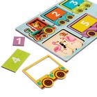 Пазл деревянный музыкальный «Весёлый паровозик» - фото 800361267