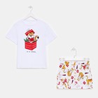 Пижама женская новогодняя  (футболка и шорты) KAFTAN "Тигры" р.52-54 - фото 800361777