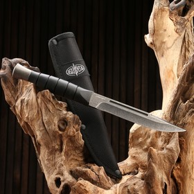 Нож походный "Адмирал" сталь - 65х13, рукоять - резина, 25 см