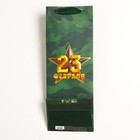 Пакет под бутылку «С праздником», 13 × 36 × 10 см 6991141