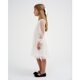 Платье для девочки KAFTAN, размер 32 (110-116 см), цвет бежевый