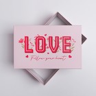 Набор подарочных коробок 6 в 1 «Love», 20 х 12.5 х 7.5 ‒ 32.5 х 20 х 12.5 см 7153038