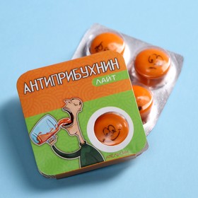 Жевательная резинка "Анти-прибухнин" апельсин, 14.г