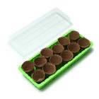 Мини-парник: 40 × 16 × 13 см, торфяной горшок 6 × 6 см (12 шт.) 7129678
