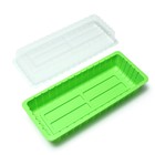 Мини-парник: 40 × 16 × 13 см, торфяной горшок 6 × 6 см (12 шт.) 7129678