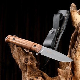 Нож охотничий "Штурм" с ножнами, сталь - AUS8, рукоять - дерево