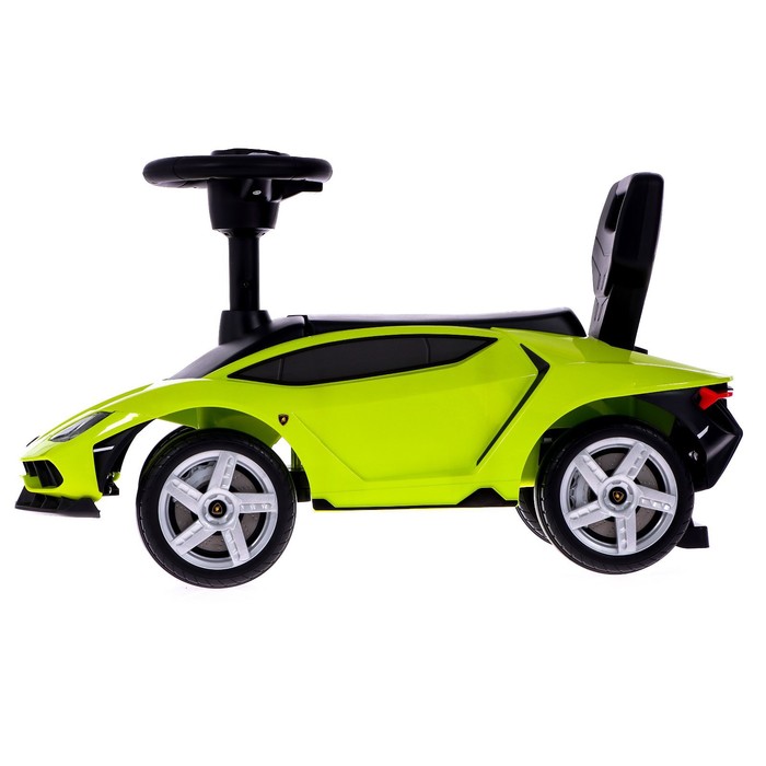 Толокар Lamborghini Centenario, колеса из PVC, цвет зеленый | vlarni-land
