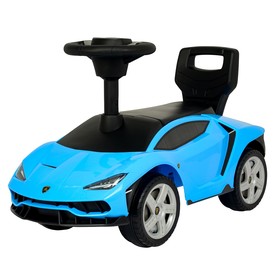 Толокар Lamborghini Centenario, колеса из PVC, цвет синий