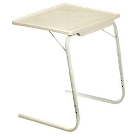 Стол приставной универсальный «Раскладушка», 510×410×730 мм, пластик, сталь, цвет белый