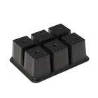 Кассета для рассады, 18 ячеек по 120 мл, поддон, терракотовый 7464121