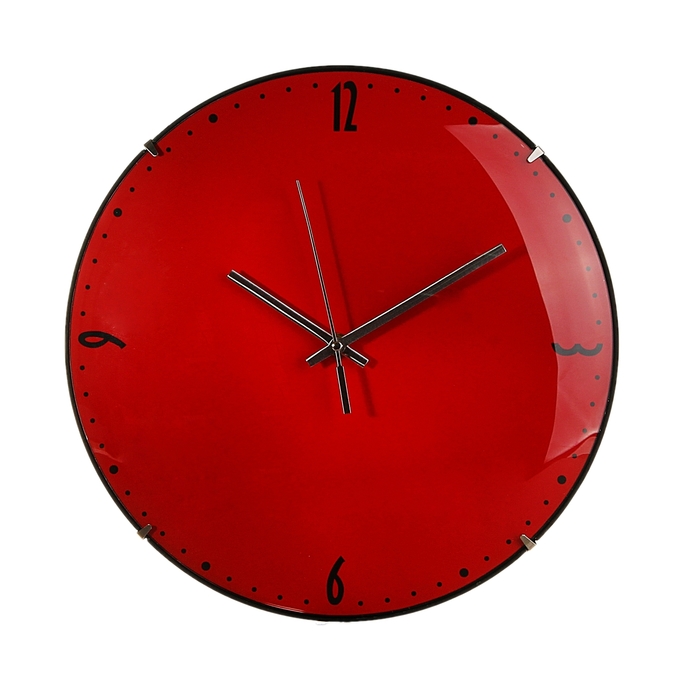 Красные настенные часы