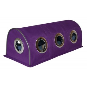 Интерактивная игрушка для кошек «ТОННЕЛЬ» с мятным мячиком, цвет фиолетовый
