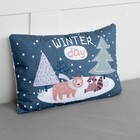 Набор Этель 1,5 сп  , My winter, покрывало 145х210 см, наволочка 40х60 см,  микрофибра - фото 800387706