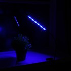 Фитосветильник светодиодный, 9 Вт, 250 мм, IP66, 5 В, USB, биколорный, прищепка, с таймером 7013634