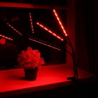 Фитосветильник светодиодный, 27 Вт, 250 мм, IP66, 5 В, USB, биколорный, прищепка, с таймером 7013636