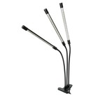 Фитосветильник светодиодный, 27 Вт, 250 мм, IP66, 5 В, USB, полноспектр., прищепка, таймер 7013640