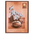Картина "Вазы с орхидеями" 50х70(53х73) см - фото 6798512