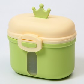 УЦЕНКА Контейнер для хранения детского питания "Корона", 240 гр., цвет зеленый