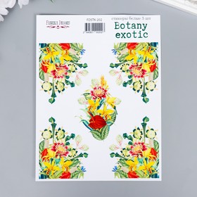 Набор стикеров "Botany exotic" 5 шт