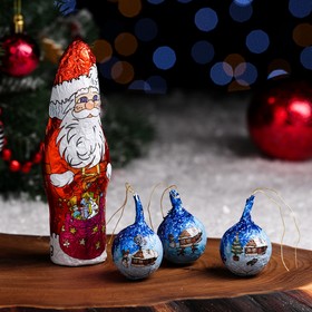 Набор фигурок из молочного шоколада «Счастливого рождества», 100 г
