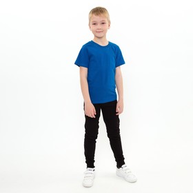 Брюки для мальчика, цвет темно-синий, рост 110-116
