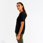 Футболка женская MINAKU "Girl" цвет чёрный, р-р 50 - фото 800404531 Футболка женская MINAKU "Girl" цвет чёрный, р-р 50 - фото 800404531