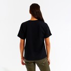 Футболка женская MINAKU "Girl" цвет чёрный, р-р 50 - фото 800462911 Футболка женская MINAKU "Girl" цвет чёрный, р-р 50 - фото 800462911