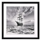 Картина "Пиратский корабль" 50х50(54х54) см - фото 4089554
