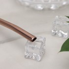Ложка - Бомбилья для матэ, 17,5×2 см, цвет бронзовый - фото 800465182