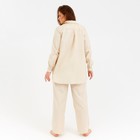 Брюки женские MINAKU: Home collection цвет бежевый, р-р 50 - фото 800466251