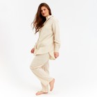 Брюки женские MINAKU: Home collection цвет бежевый, р-р 50 - фото 800466252