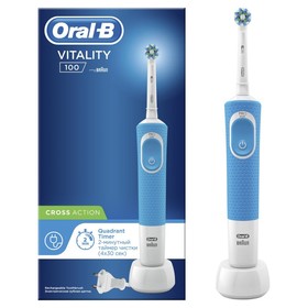 Электрическая зубная щётка Oral-B Vitality CrossAction D100.413.1, type 3710, 7600 об/мин
