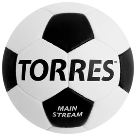 Мяч футбольный Torres MAIN STREAM, F30184, размер 4, PU, 32 панели, ручная сшивка