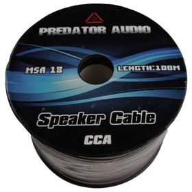 Акустический кабель Predator Audio CCA 2*075 18GA (бухта 100м) 7562191