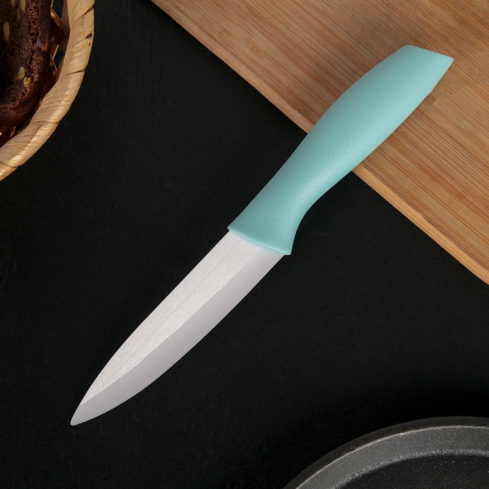 Нож керамический &quot;Мастер&quot; лезвие 10 см, цвета МИКС