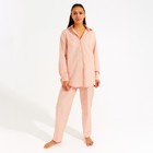 Брюки женские MINAKU: Home collection цвет персиковый, р-р 46 - фото 800474962