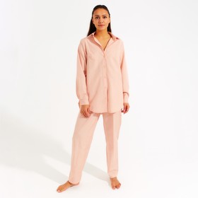 Брюки женские MINAKU: Home collection цвет персиковый, р-р 46