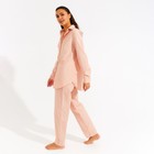 Брюки женские MINAKU: Home collection цвет персиковый, р-р 46 - фото 800474963