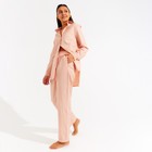 Брюки женские MINAKU: Home collection цвет персиковый, р-р 46 - фото 800474966