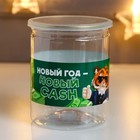 Копилка-банка пластик "Новый год-новый cash"