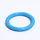 Игрушка жевательная "Ребристое кольцо", TPR, 9,5 см, микс цветов - фото 4138181